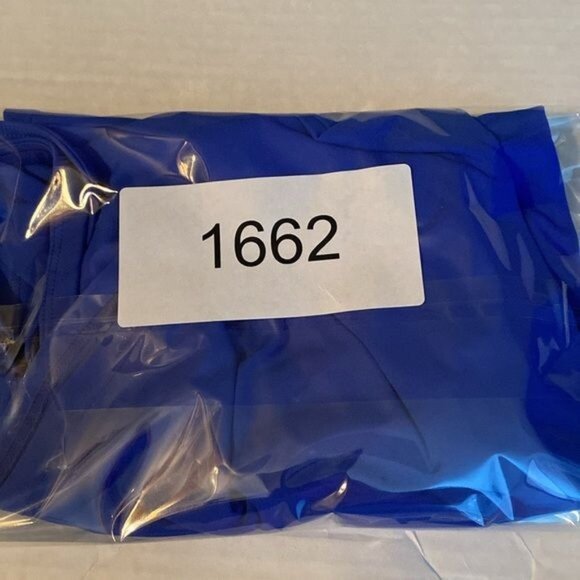 Athleta Womens‎ Twister Tank Tankini Top Swim Adjustable Straps Blue - Picture 11 of 11